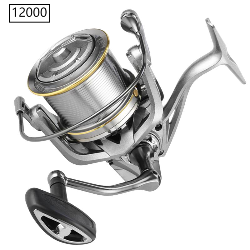 High-Performance Baitcasting Reel 8000–14000 Series – 17+1 Ball Bearing, Aluminum Alloy Spool, 4.8:1 Gear Ratio, Long Casting