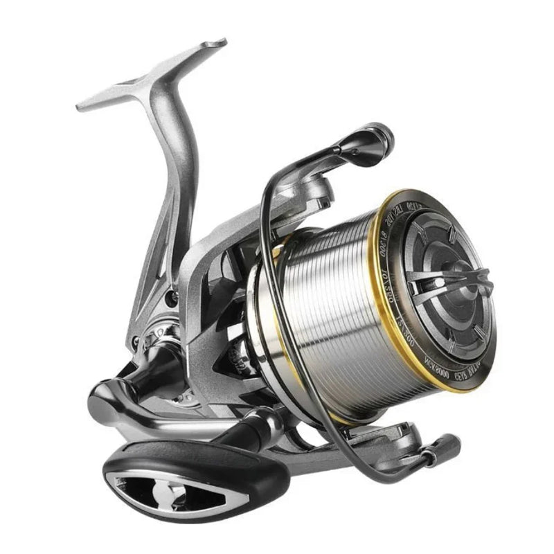 High-Performance Baitcasting Reel 8000–14000 Series – 17+1 Ball Bearing, Aluminum Alloy Spool, 4.8:1 Gear Ratio, Long Casting
