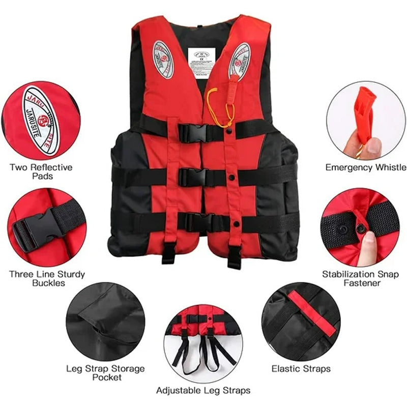 Adult Buoyant Life Jacket Oxford Cloth Fishing Vest