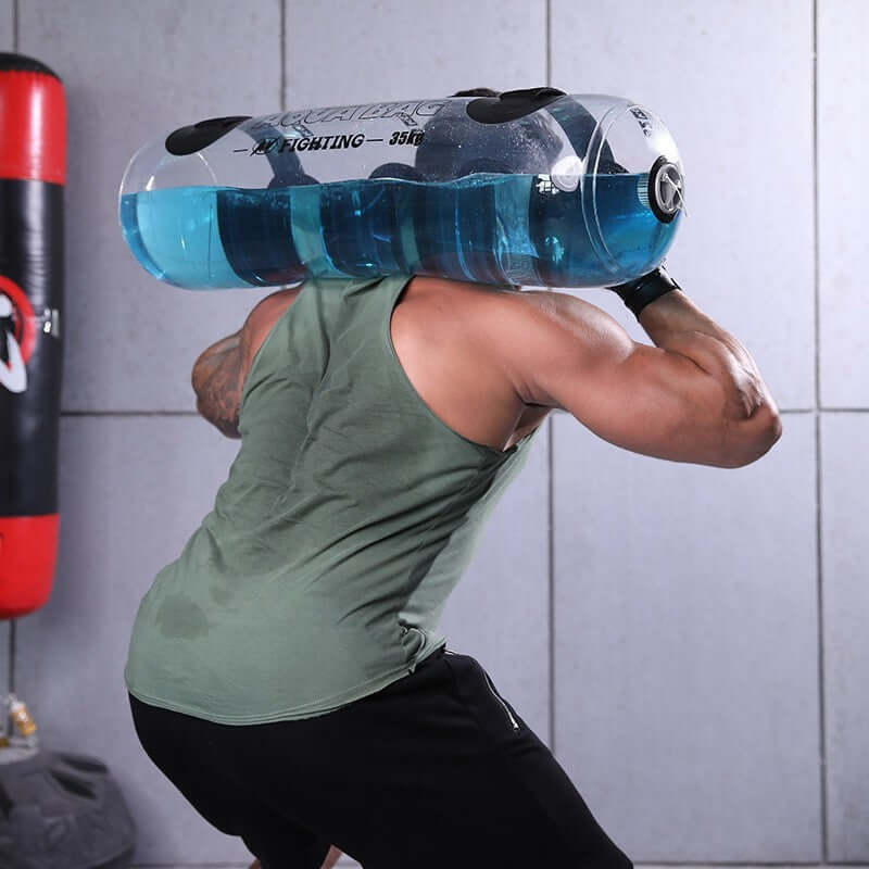 Transparent Water Dumbbell Weight-Bearing Fitness Training Equipment