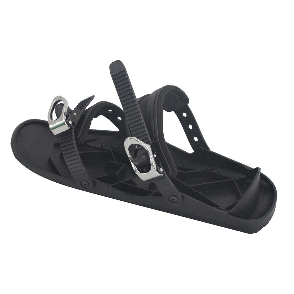 Mini Ski Sled Adjustable Bindings Portable Snow Skates