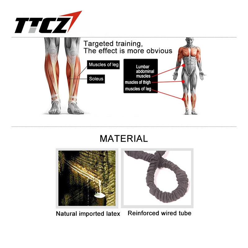 Bounce Trainer Resistance Rope Leg Agility Strength Equipment