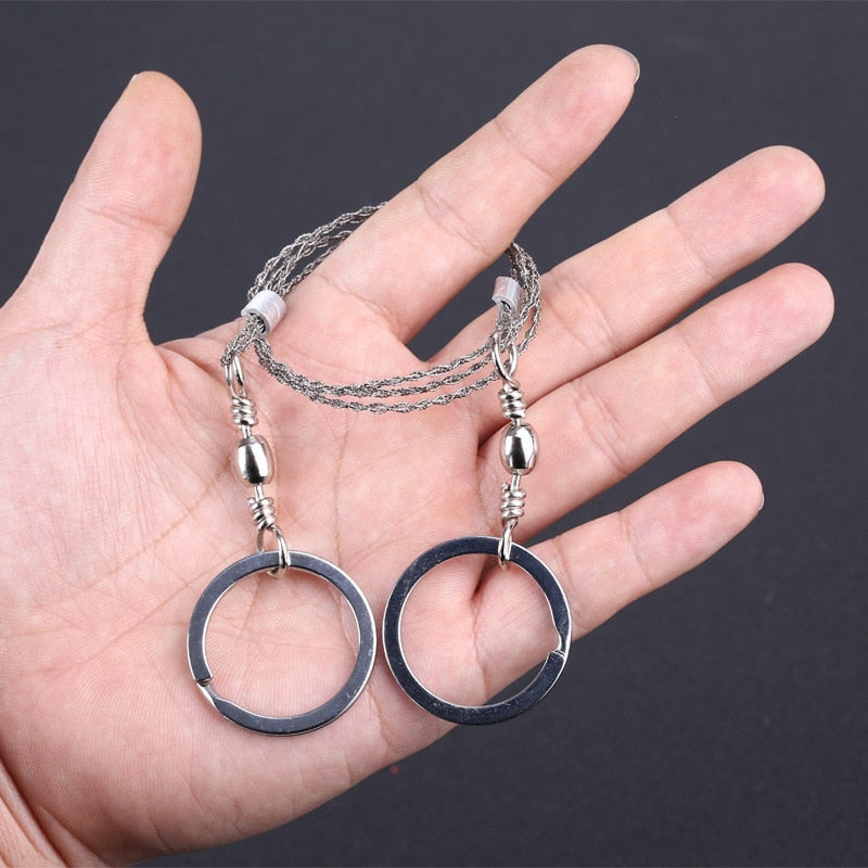 Portable Steel Wire Hand Chain Saw Survival Tool