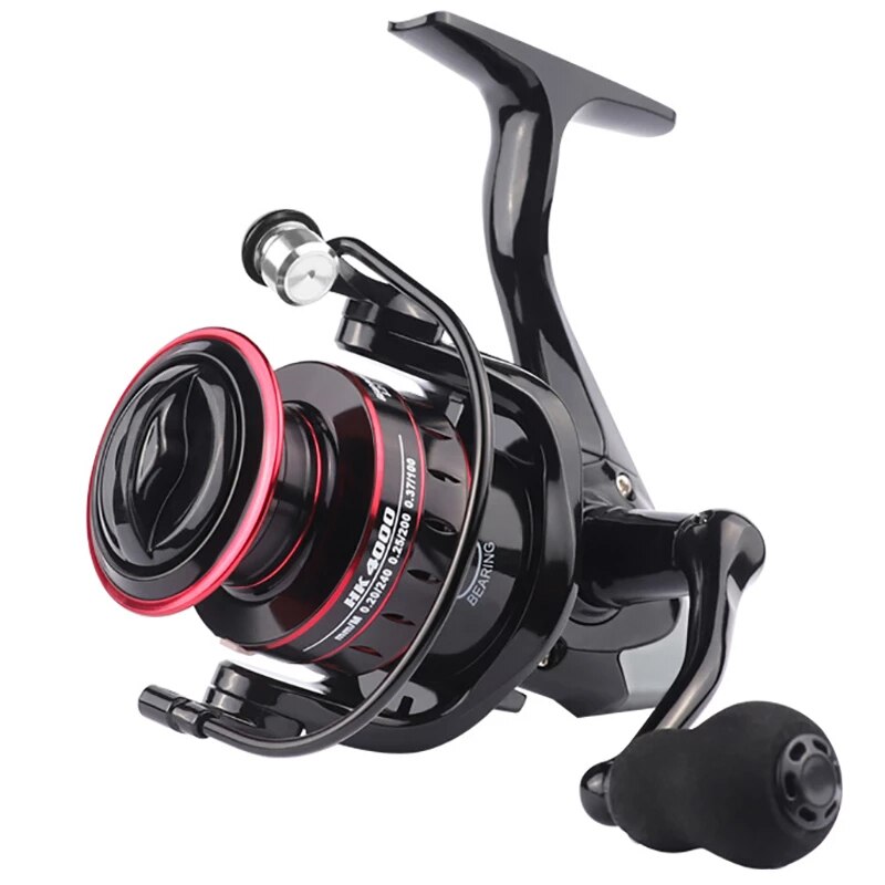 Saltwater Spinning Reel 1000–7000 – Metal Spool Fishing Reel with 8kg Drag for Carp, Sea, and Freshwater Fishing