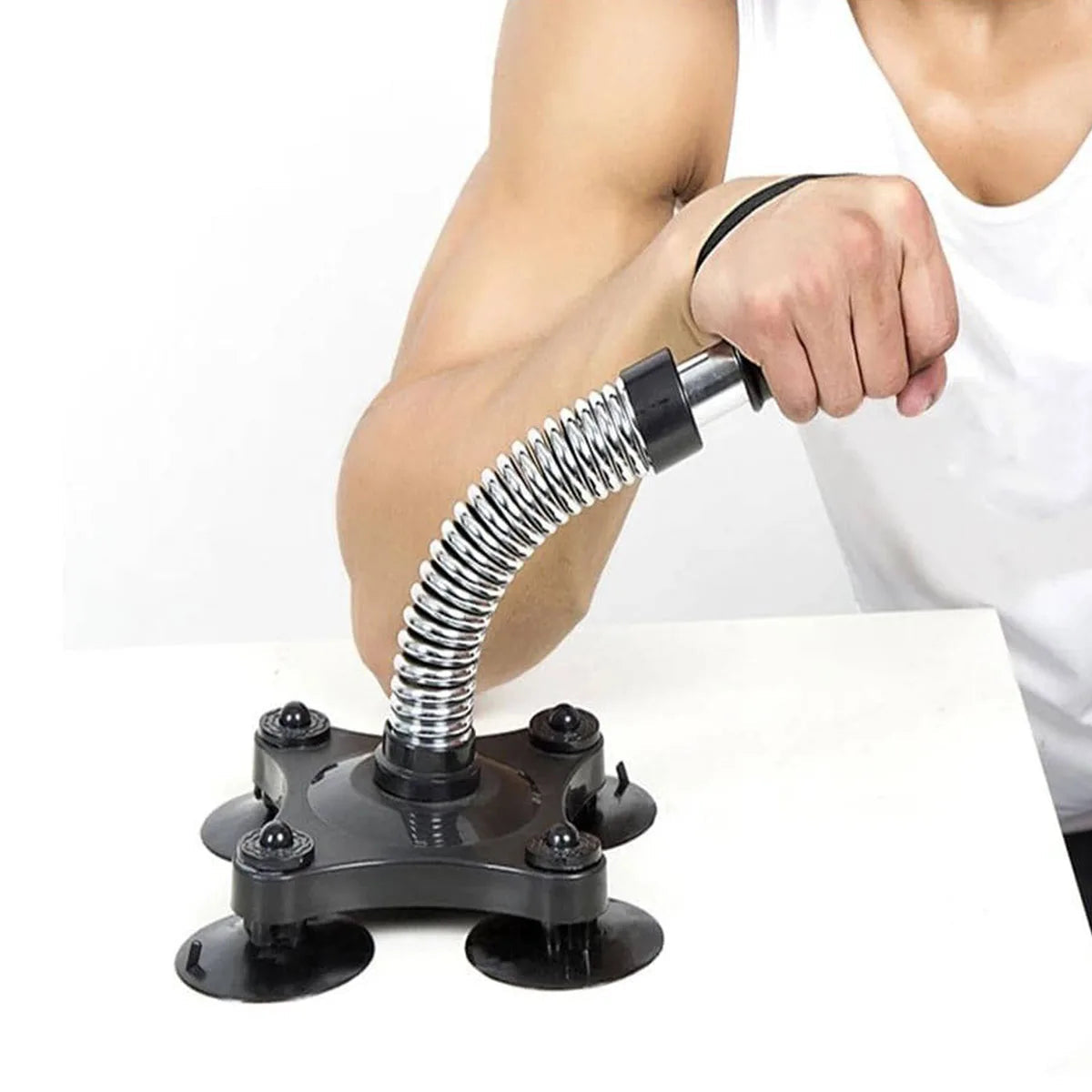 Portable Arm Wrestling Grip Wrist Strengthener Trainer