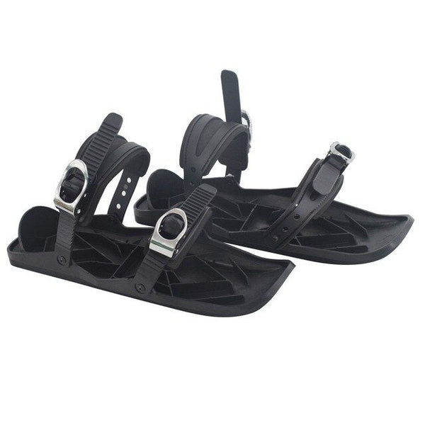 Mini Ski Sled Adjustable Bindings Portable Snow Skates