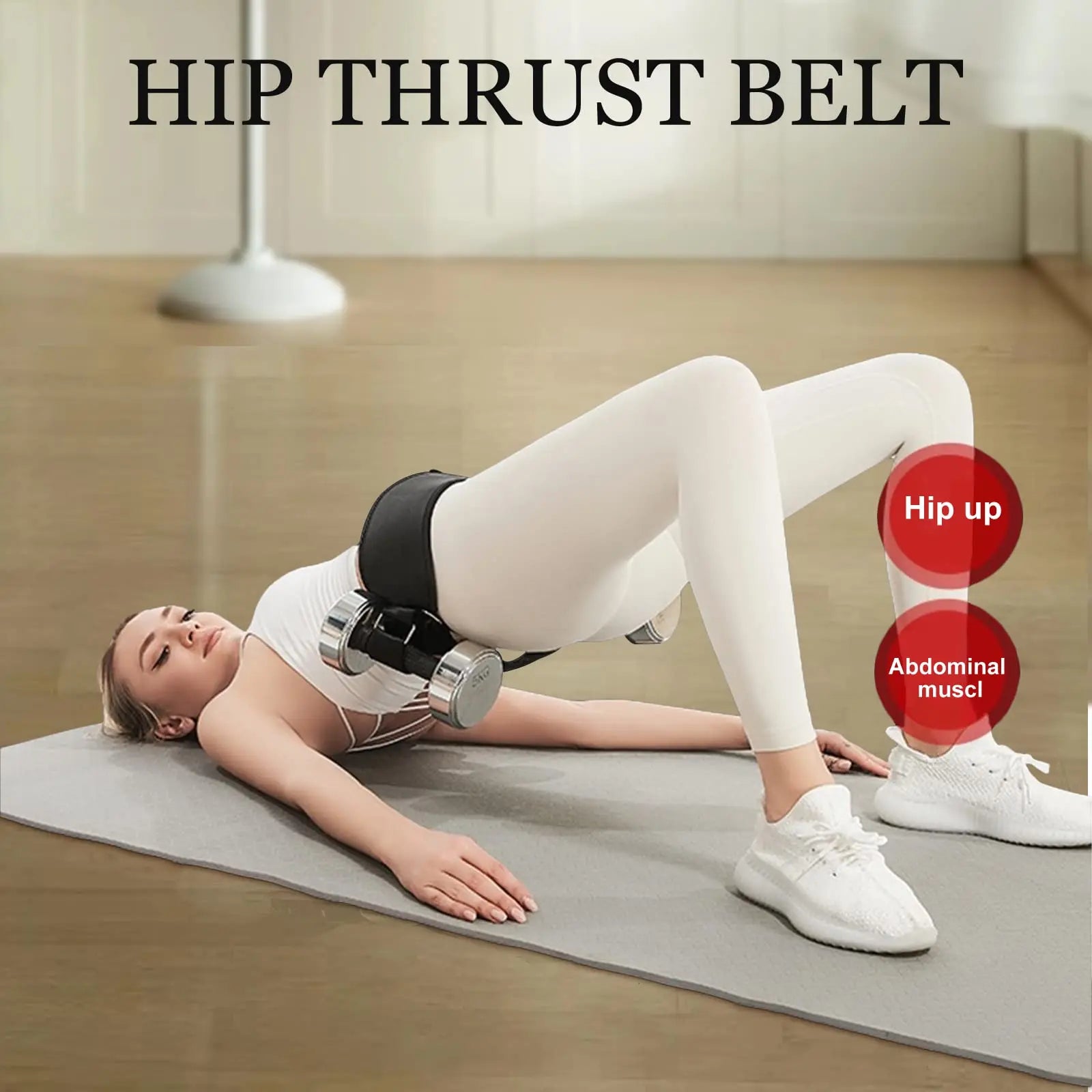 Hip Thrust Glute Bridge Pad Squat Training Belt