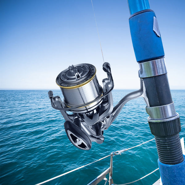 High-Performance Baitcasting Reel 8000–14000 Series – 17+1 Ball Bearing, Aluminum Alloy Spool, 4.8:1 Gear Ratio, Long Casting