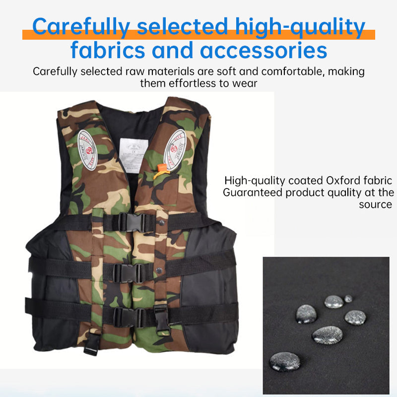 Adult Buoyant Life Jacket Oxford Cloth Fishing Vest