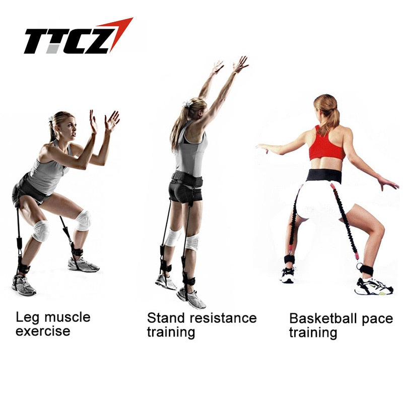 Bounce Trainer Resistance Rope Leg Agility Strength Equipment