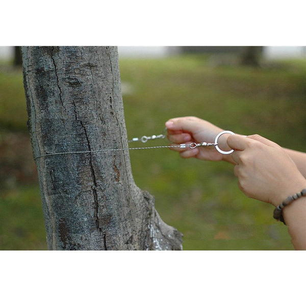 Portable Steel Wire Hand Chain Saw Survival Tool