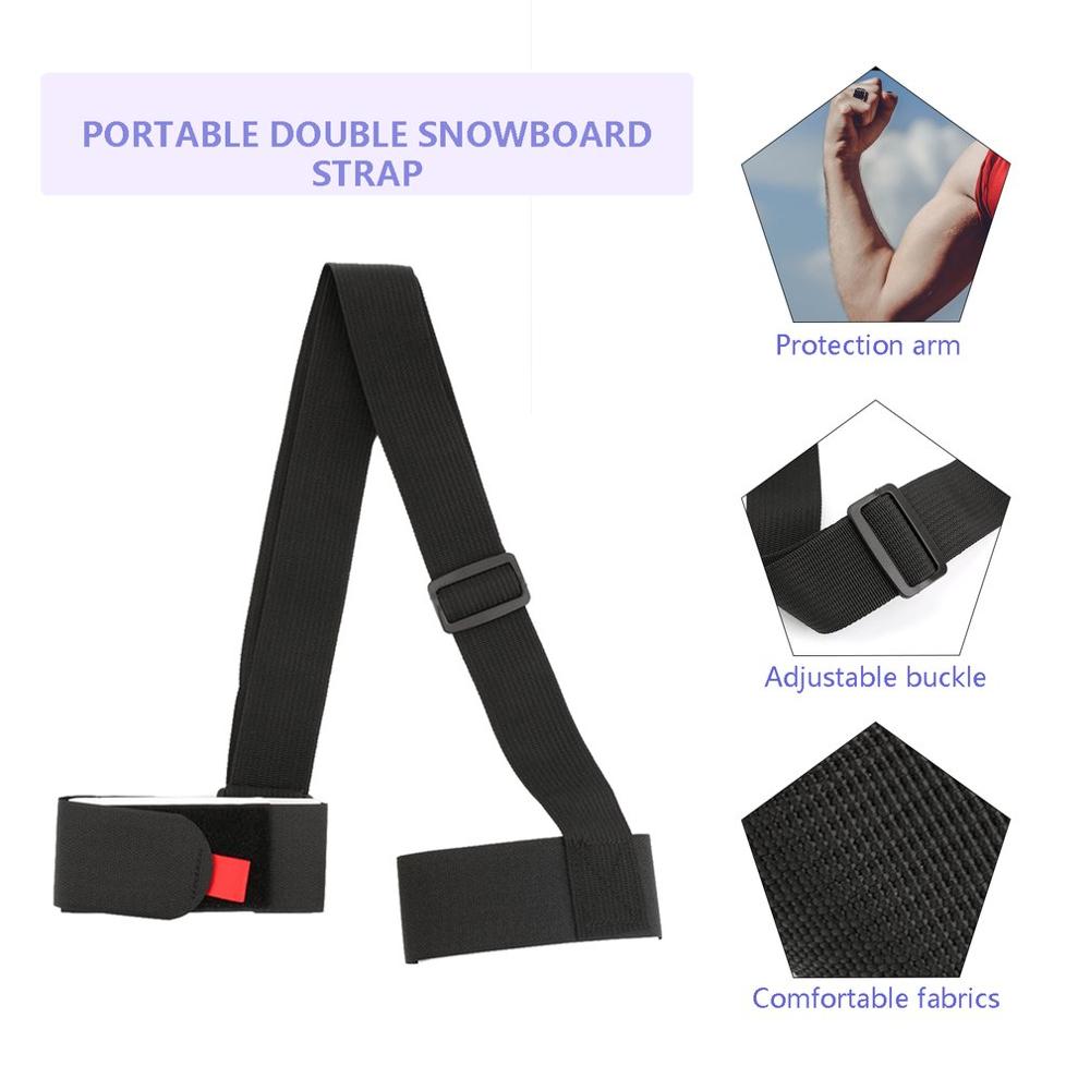 Adjustable Nylon Ski Bag Shoulder Strap Carrier