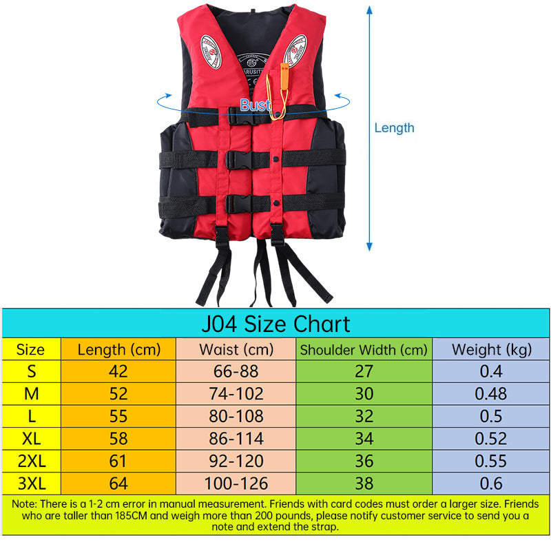 Adult Buoyant Life Jacket Oxford Cloth Fishing Vest