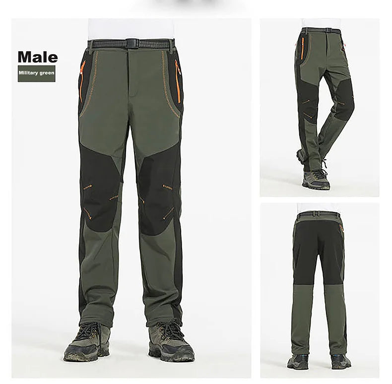 LNGXO Men's Fleece Hiking Pants