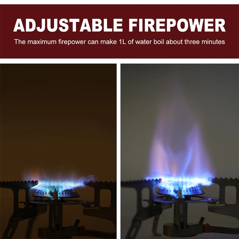 Widesea Camping Gas Stove – Outdoor Portable Burner & Survival Cooker