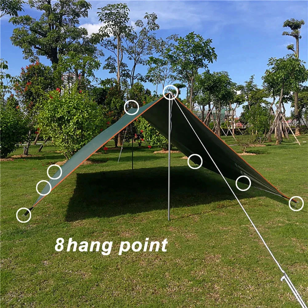 Ultralight Waterproof Tarp Tent Sun Shelter Awning