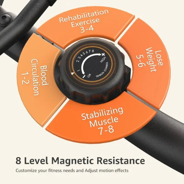 Recumbent Exercise Bike Magnetic Indoor Cycling Home Workout