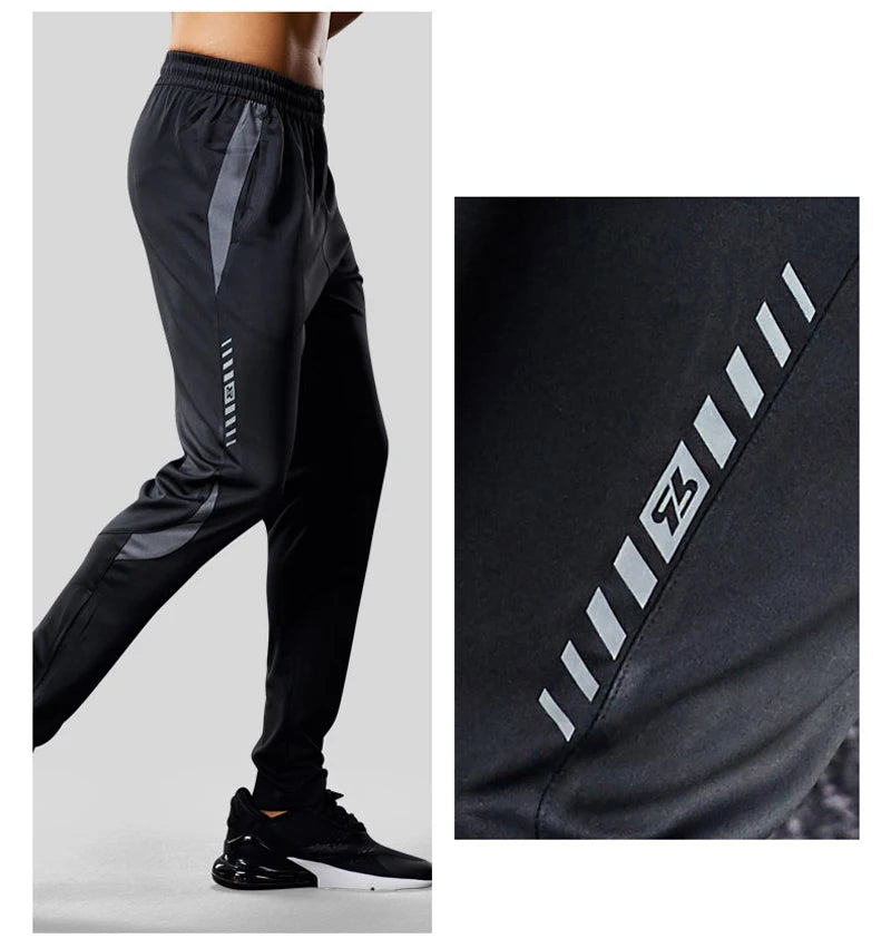 Men’s Sports Jogger Pants with Zipper Pockets
