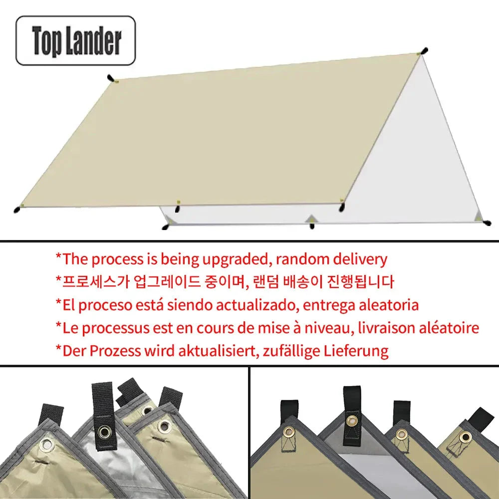 Ultralight Waterproof Tarp Tent Sun Shelter Awning