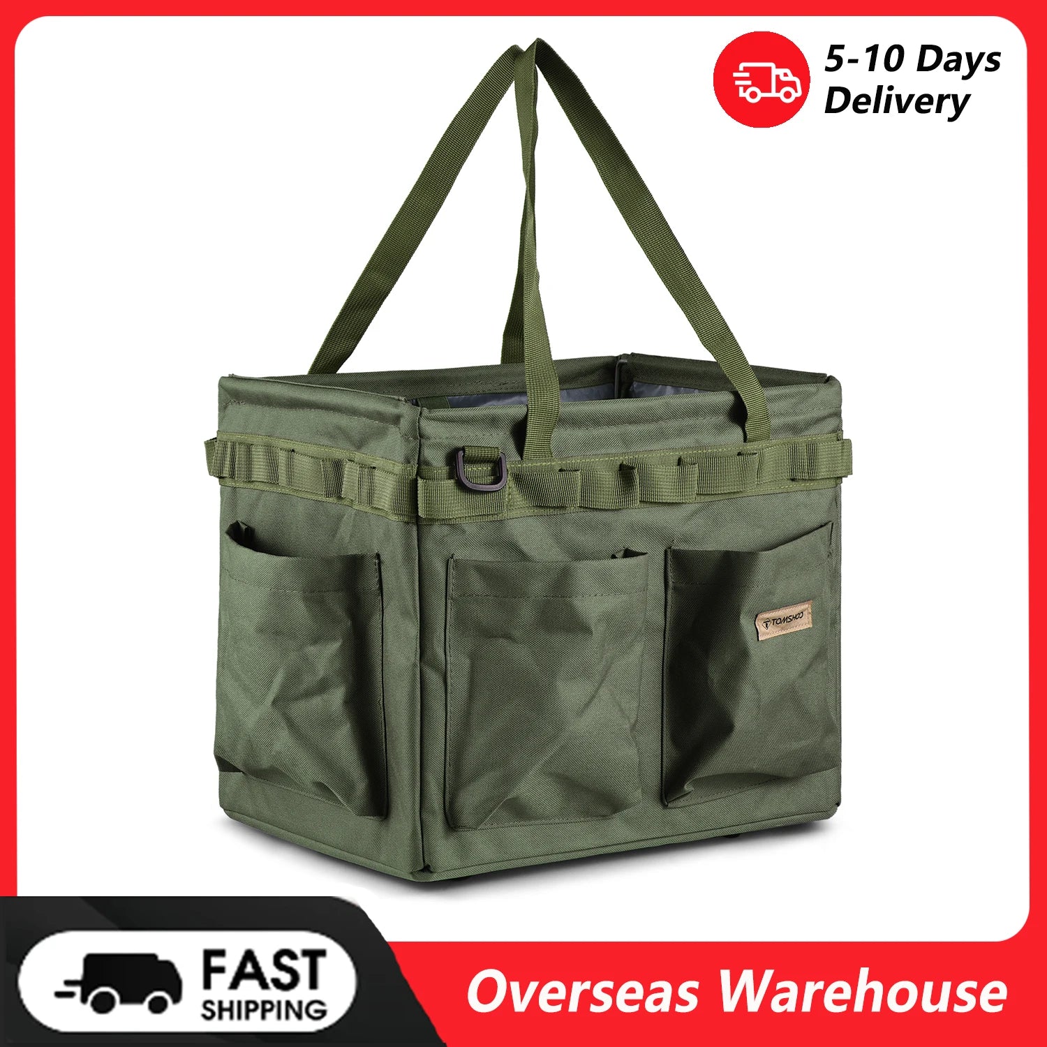 TOMSHOO Collapsible Camping Tool Bag