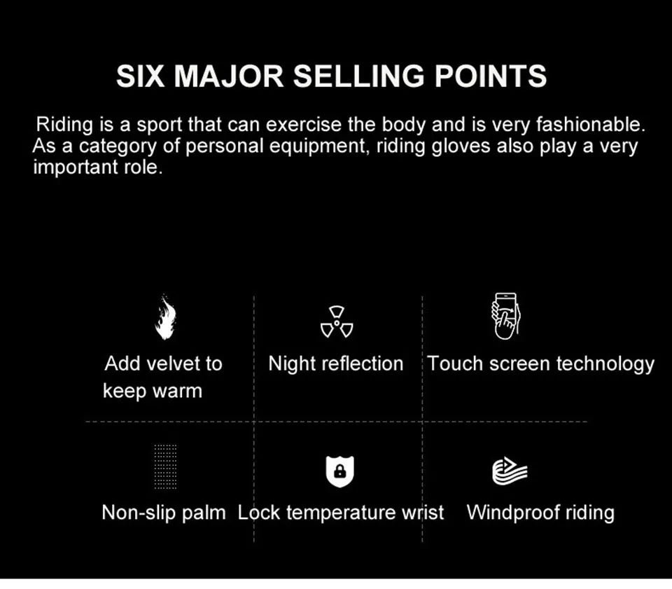 1 Pair Half-Finger Winter Sports Gloves