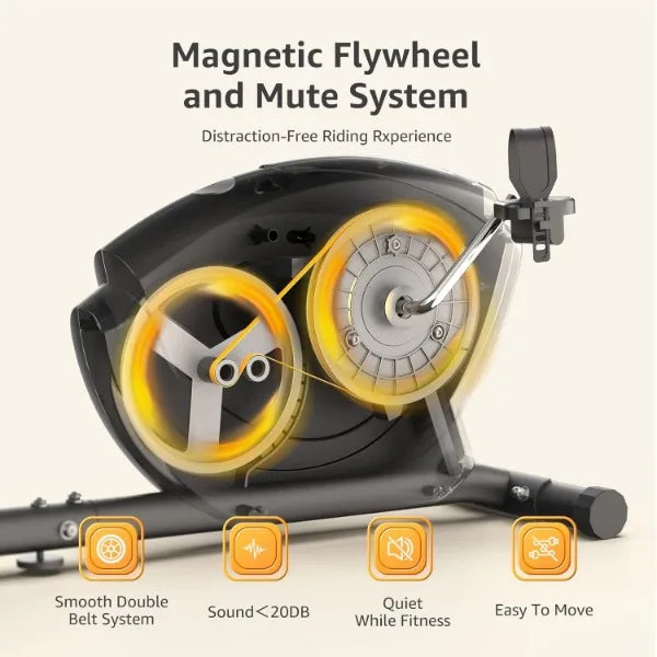 Recumbent Exercise Bike Magnetic Indoor Cycling Home Workout