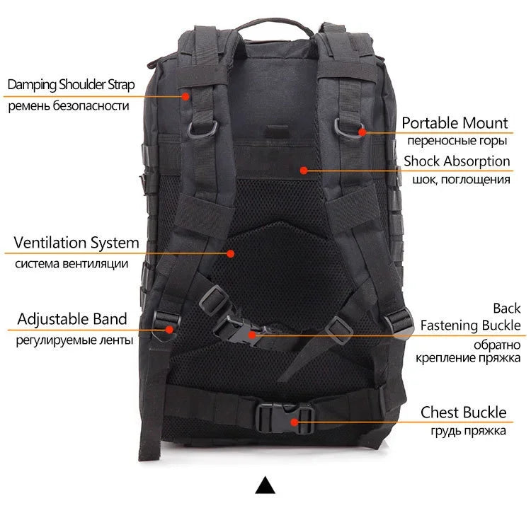 30L/50L Tactical Backpack for Men