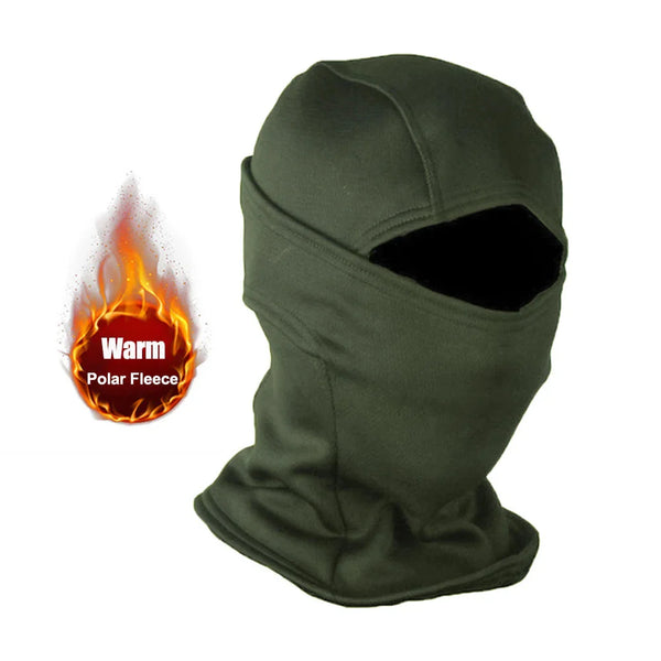 Winter Fleece Camouflage Balaclava Cold-Proof Ski Mask