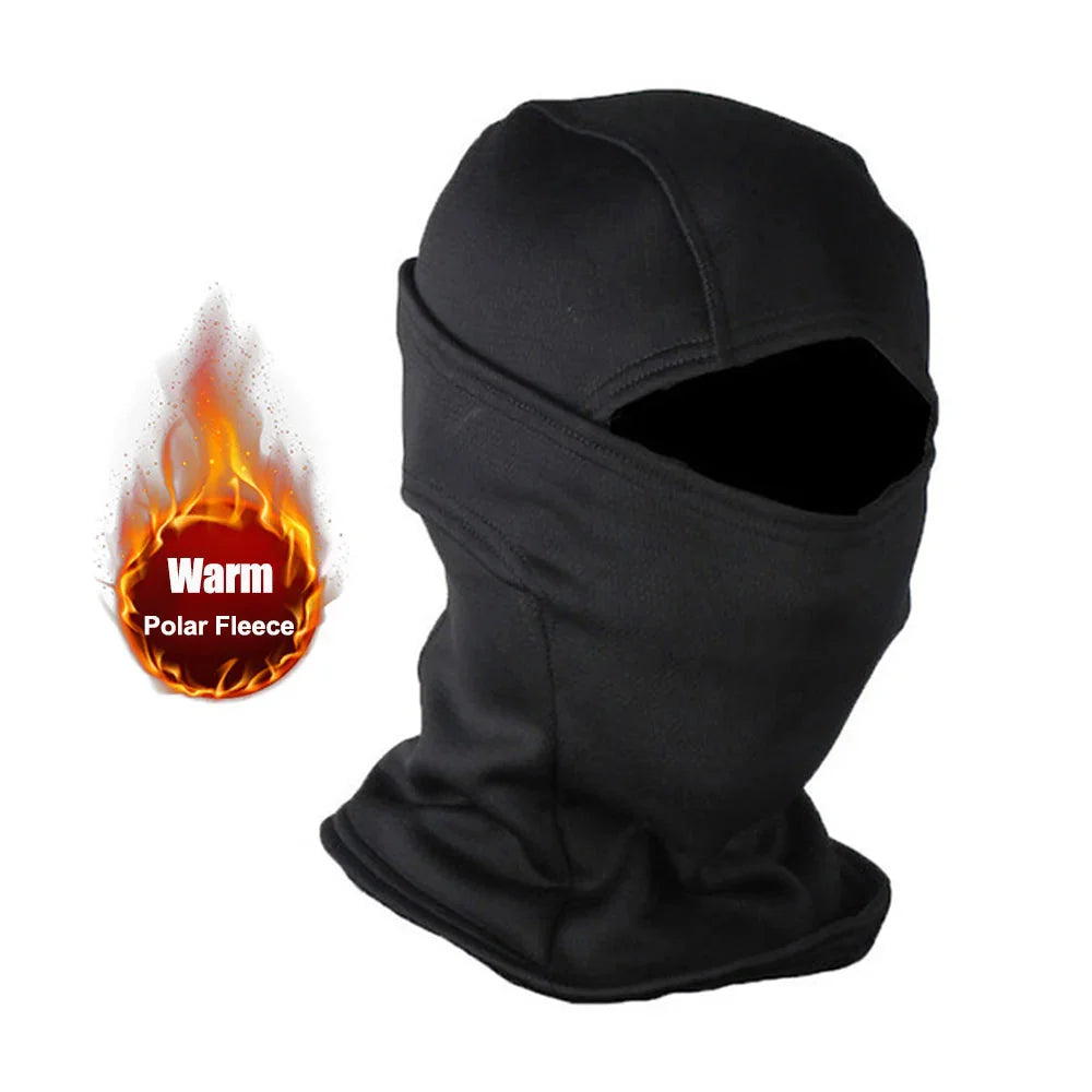 Winter Fleece Camouflage Balaclava Cold-Proof Ski Mask