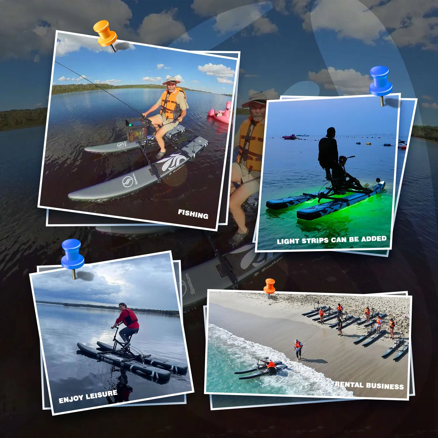 Spatium SUP Water Bike 2.0