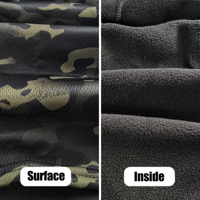Winter Fleece Camouflage Balaclava Cold-Proof Ski Mask
