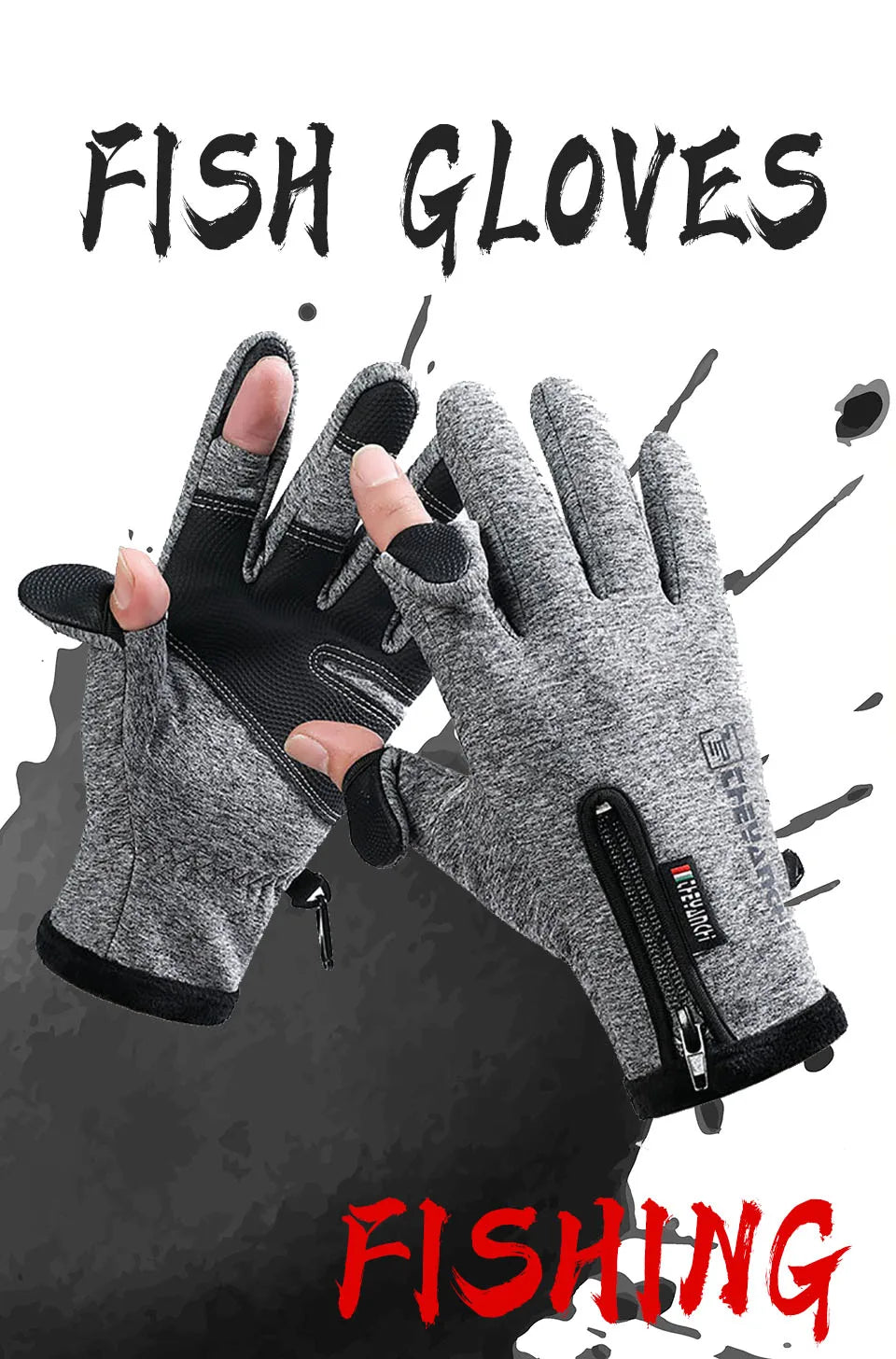 WALK FISH Winter Fishing & Outdoor Gloves