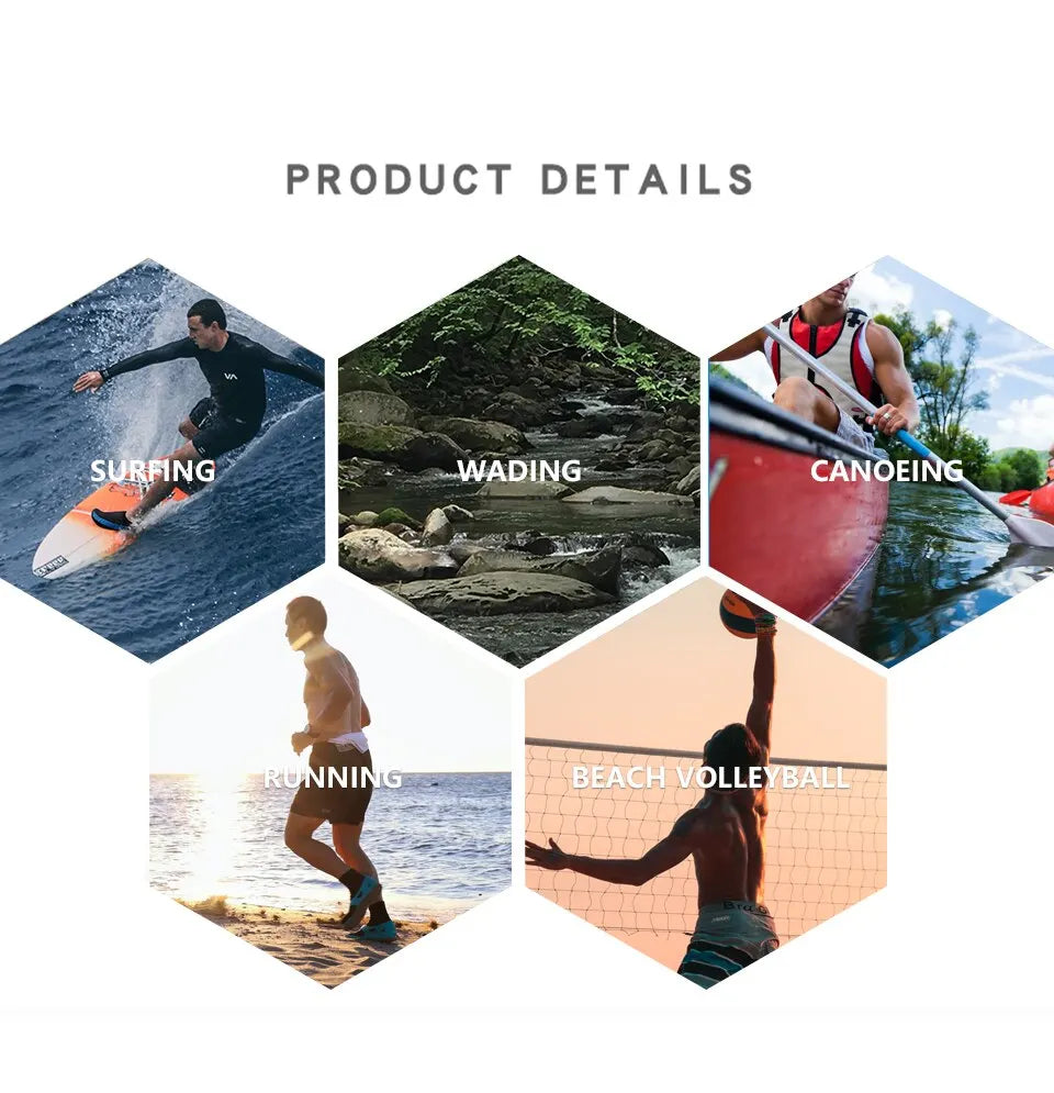 Feslishoet Unisex Aqua Socks – Water & Sports Shoes