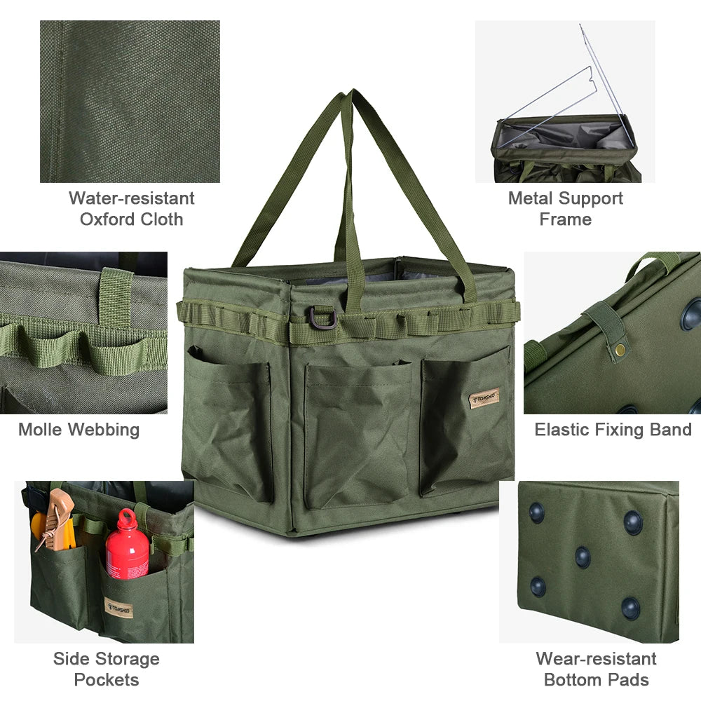 TOMSHOO Collapsible Camping Tool Bag