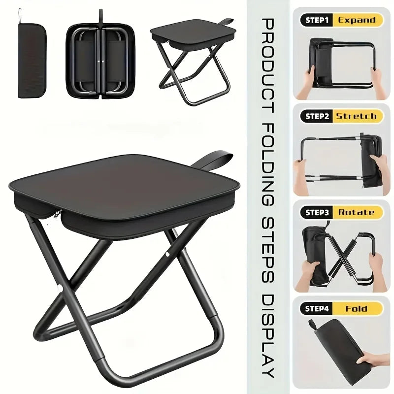 Portable Folding Camping Chair Ultralight Fishing Stool