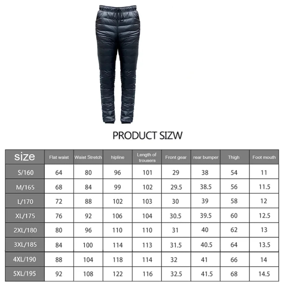 Thermal Goose Down Pants