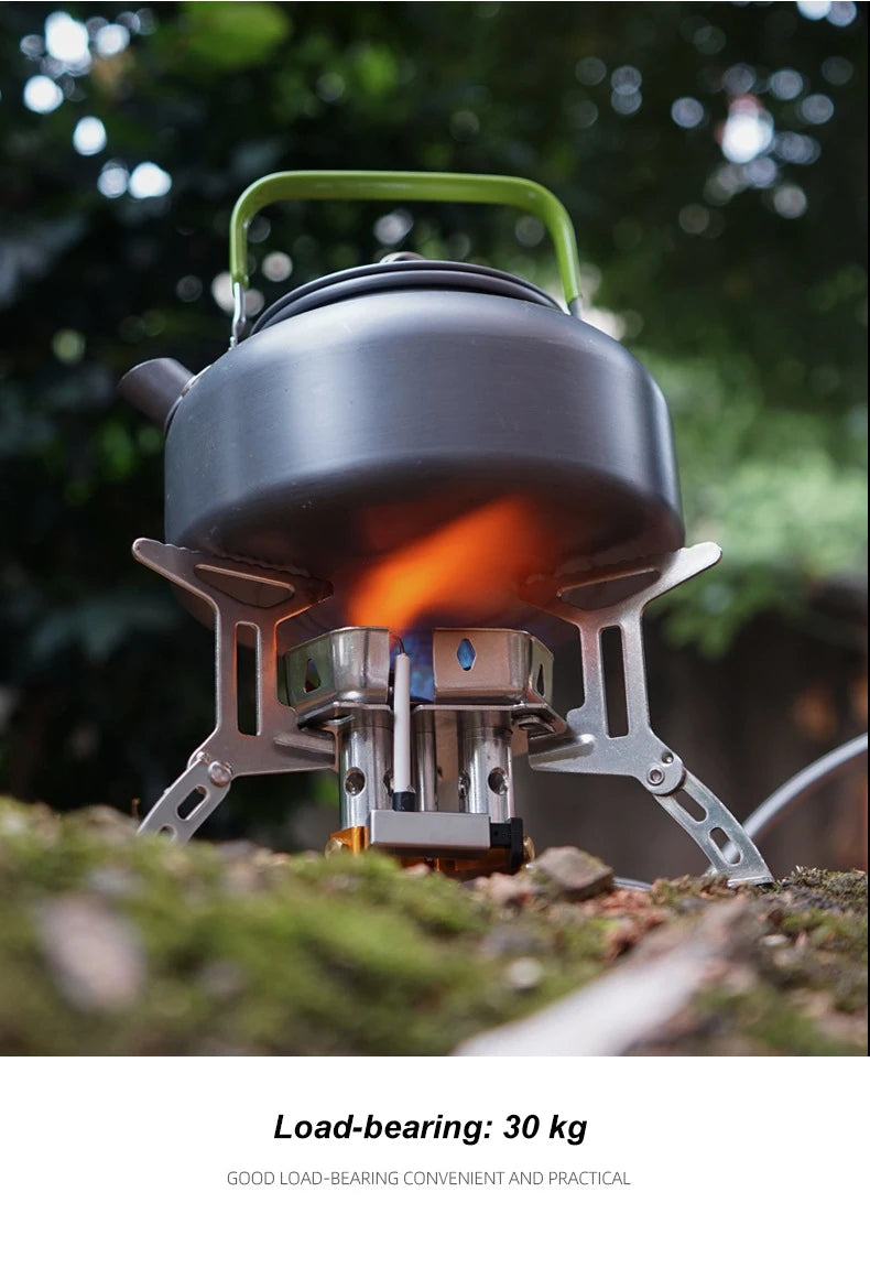 Portable 3-Head Outdoor Camping Gas Stove