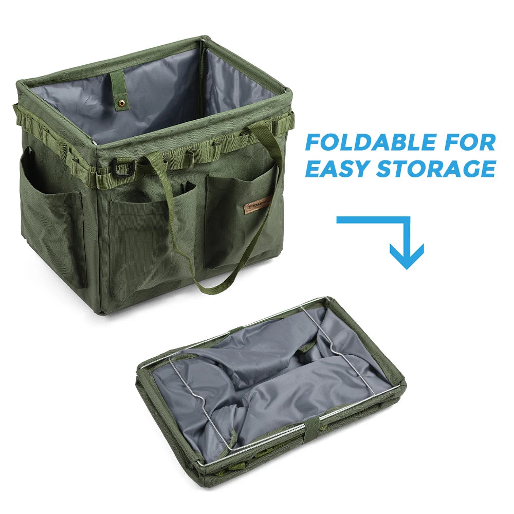 TOMSHOO Collapsible Camping Tool Bag