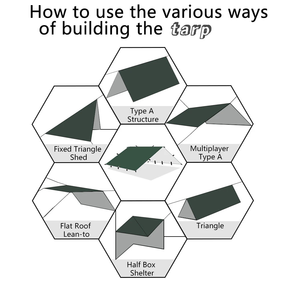 Waterproof Camping Tent Tarp