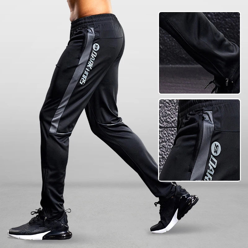 Men’s Sports Jogger Pants with Zipper Pockets