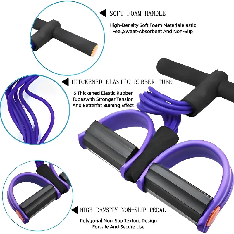 Multi-Functional Abdominal Elastic Band Home Fitness Equipment