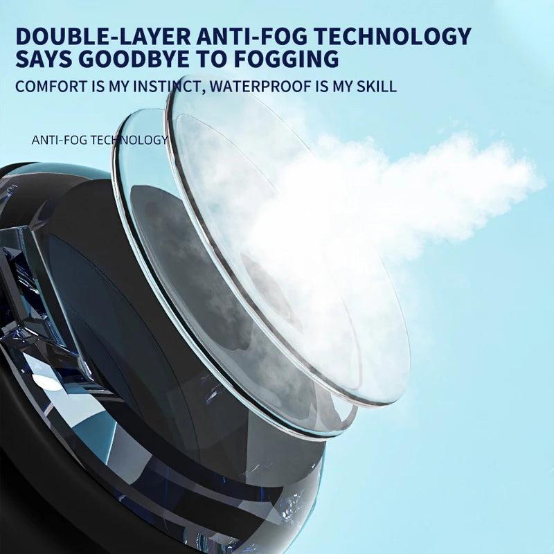 Adult HD Anti-Fog Myopia Swimming Goggles