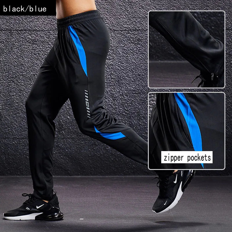 Men’s Sports Jogger Pants with Zipper Pockets