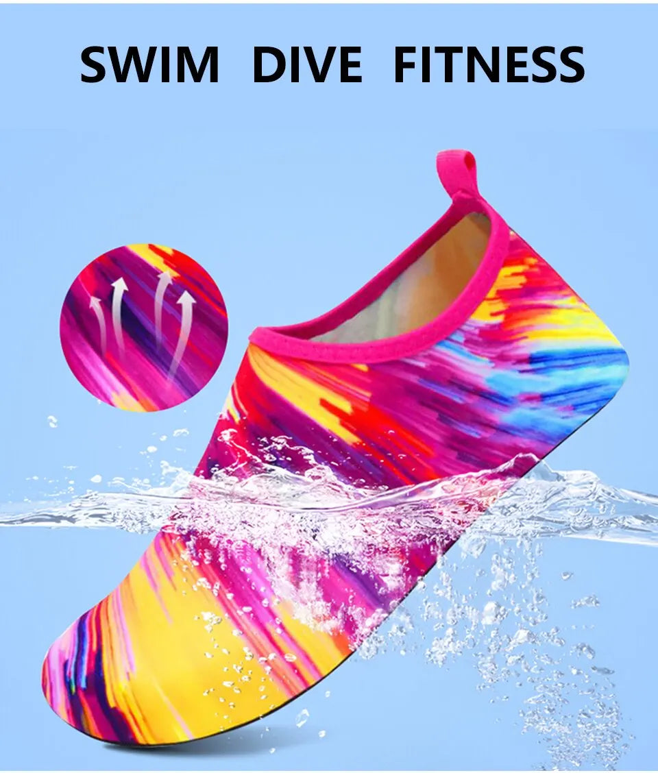 Feslishoet Unisex Aqua Socks – Water & Sports Shoes