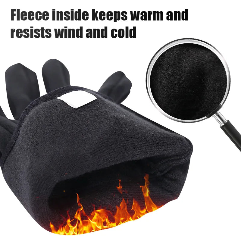 Winter Rechargeable Electric Heated Gloves – USB Touch Thermal Liner