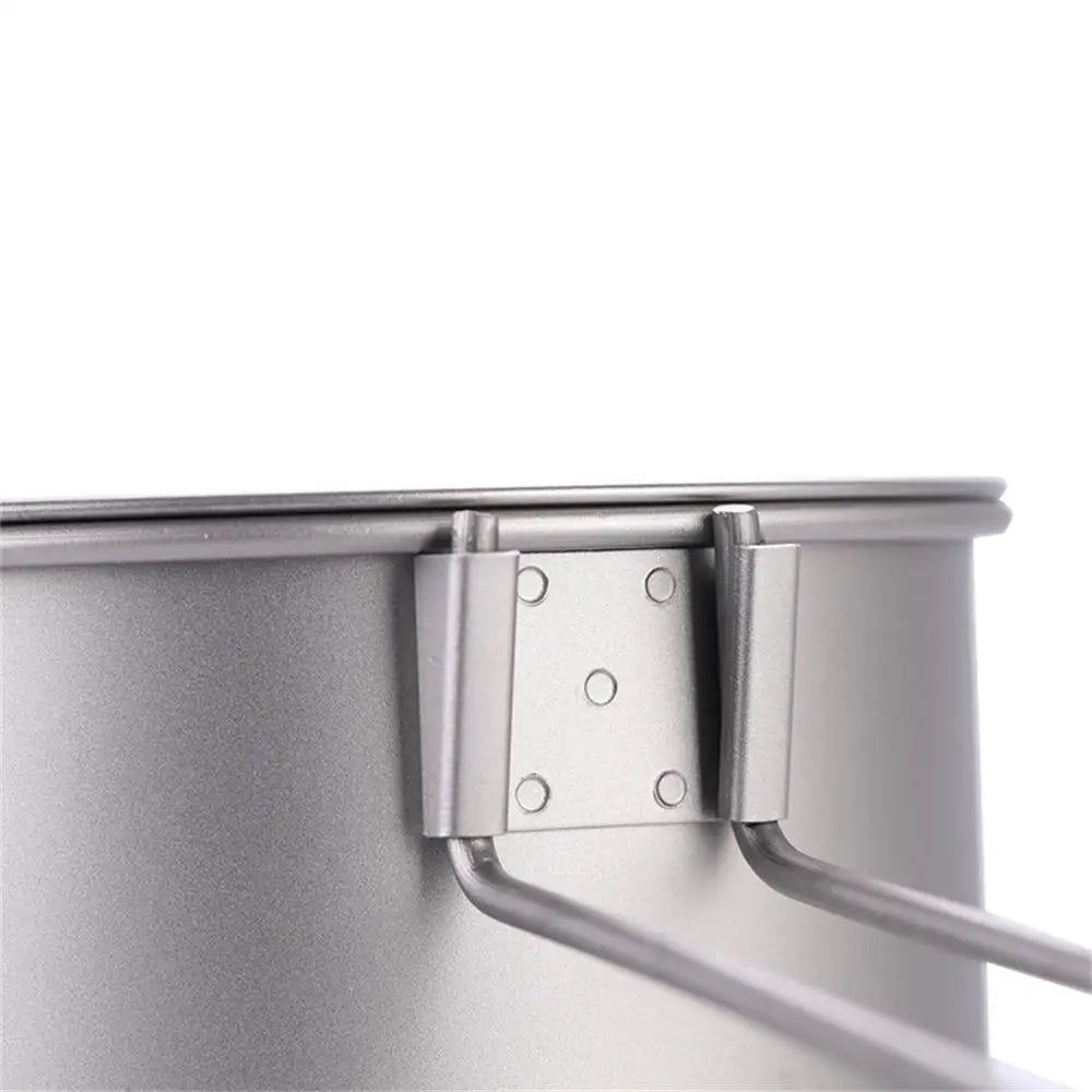 Ti Water Cup with Lid & Handle