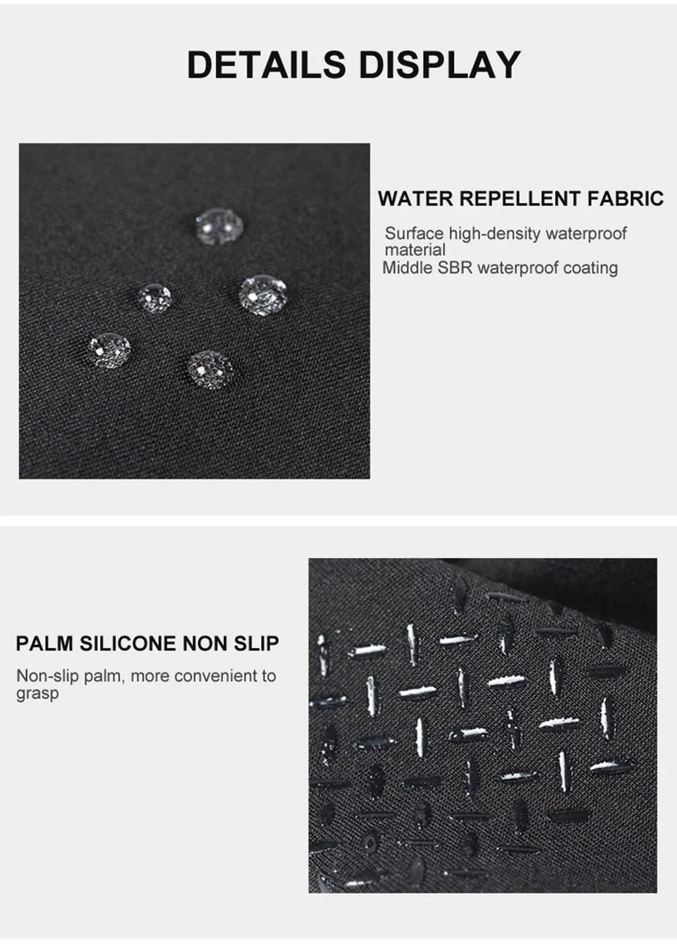 1 Pair Half-Finger Winter Sports Gloves