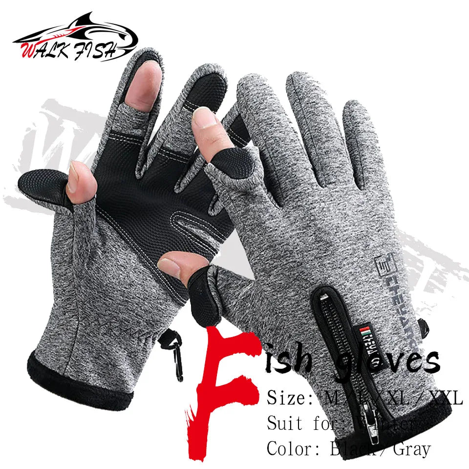 WALK FISH Winter Fishing & Outdoor Gloves