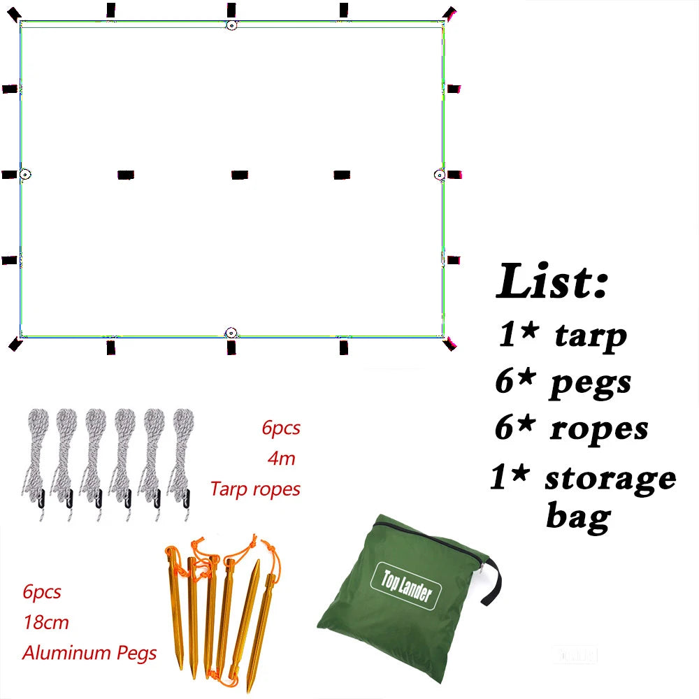 Waterproof Camping Tent Tarp