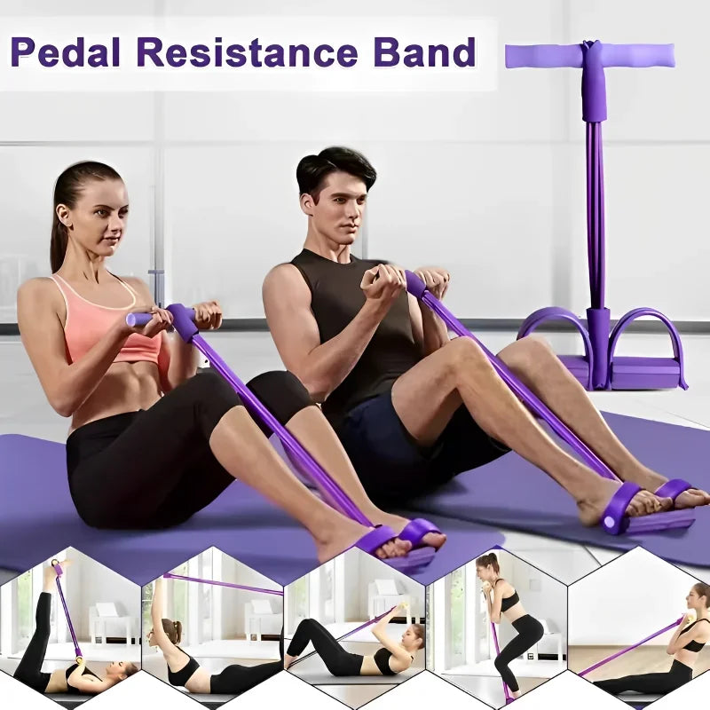 Multi-Functional Abdominal Elastic Band Home Fitness Equipment